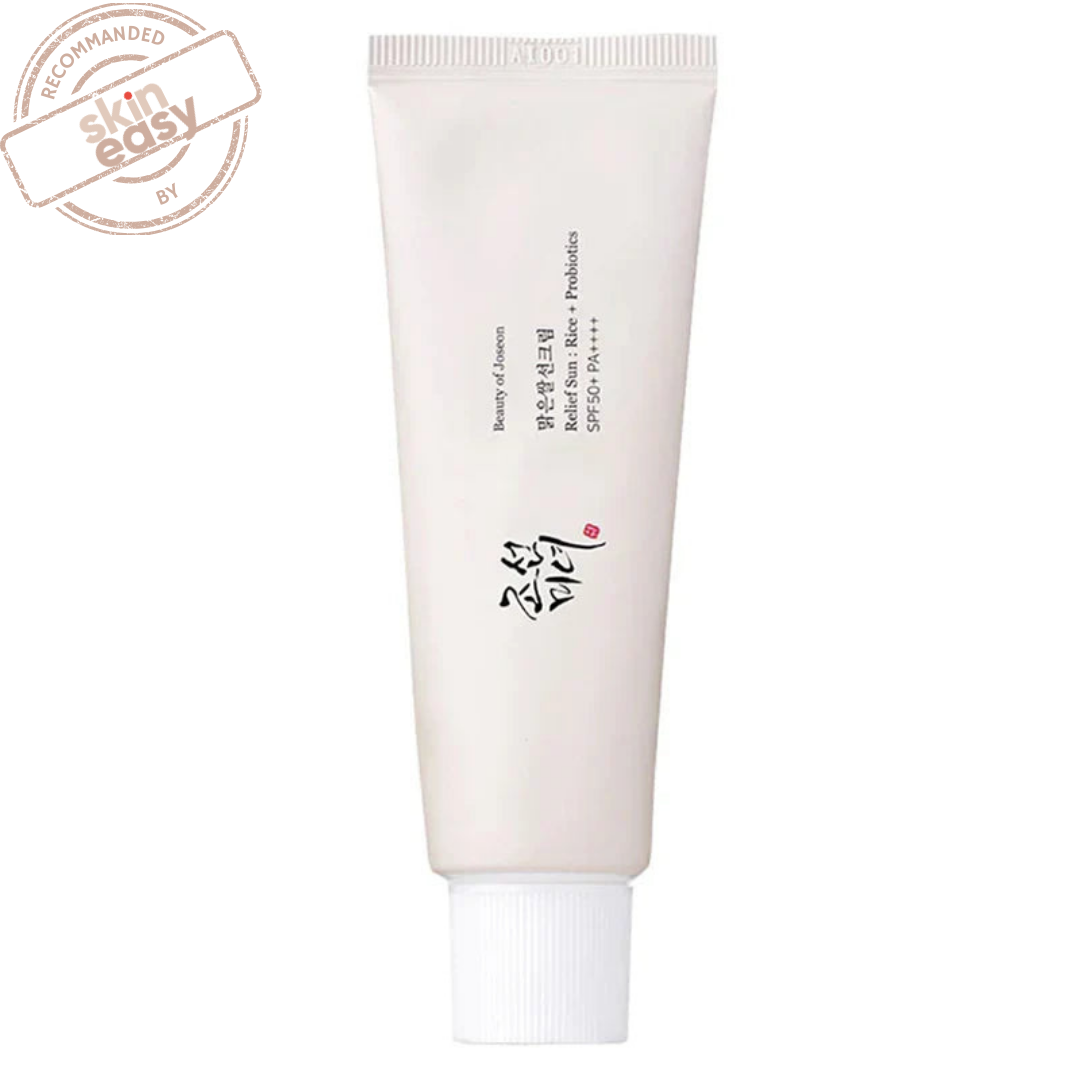 Beauty of Joseon Relief Sun  Rice + Probiotics SPF50+ crème solaire sans traces